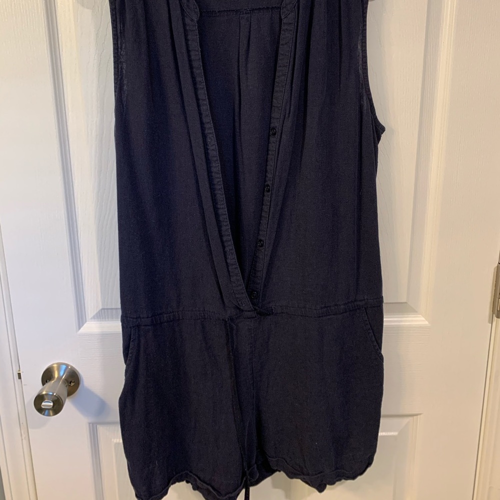 Navy Blue Romper